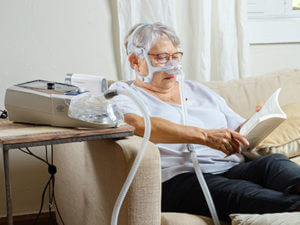 potilas - maski - noninvasiivinen ventilaatiohoito kotona - keuhkoahtaumatauti